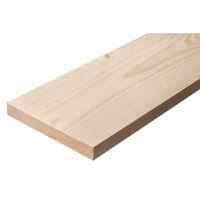 Доска сухая строганная 20х125х6000 сорт АВ